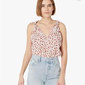 COPY - Free People™ Bare It All Bodysuit Ivory Combo Size  Large